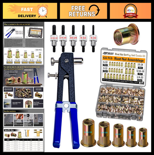 Kit utensili dadi rivetti - , 430