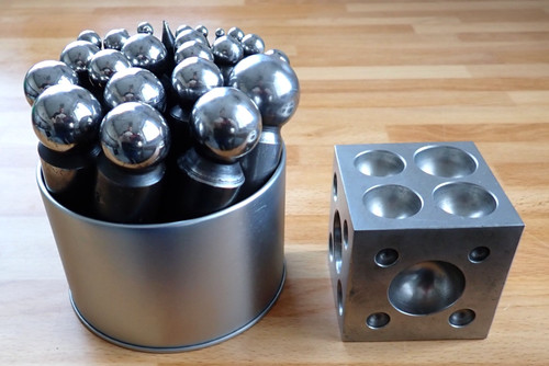 Set punzoni sfera con - sfera,